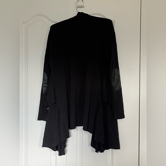 ๐จ๐ฆ Dotty Clothing professor patch black ruffle cardigan size xs - Picture 2 of 6